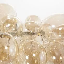 Maisons Du Monde Lustres Lustre En Métal Et Globes En Verre Ambré -Luminaires Soldes Boutique lustre en metal et globes en verre ambre 1000 5 9 182500 3