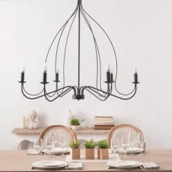 Maisons Du Monde Lustres Lustre En Métal Noir D100 8 Maisons Du Monde Lustres Lustre En Métal Noir D100 -Luminaires Soldes Boutique lustre en metal noir d100 1000 16 34 116228 8