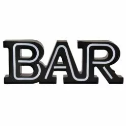 Maisons Du Monde Guirlandes Et Décorations Lumineuses Mot Lumineux à Néon En Métal Noir