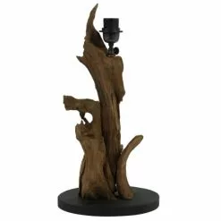 Light & Living Lampes à Poser Pied De Lampe En Bois -Luminaires Soldes Boutique pied de lampe en bois 3