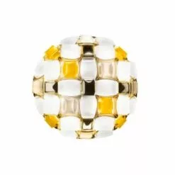 SLAMP Suspensions Plafonnier/Applique Mida Plastique Rose 50x50x16 Cm -Luminaires Soldes Boutique plafonnier applique mida plastique orange 50x50x16 cm