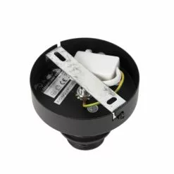 QAZQA Suspensions Plafonnier En Acier Noir -Luminaires Soldes Boutique plafonnier en acier noir 11