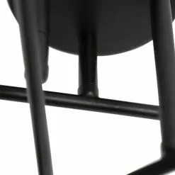 QAZQA Suspensions Plafonnier En Acier Noir -Luminaires Soldes Boutique plafonnier en acier noir 5