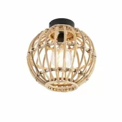 QAZQA Suspensions Plafonnier En Aluminium Naturel