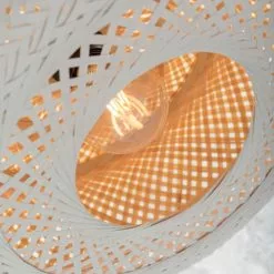 Good & Mojo Suspensions Plafonnier En Bambou Blanc D40 8 Good & Mojo Suspensions Plafonnier En Bambou Blanc D40 -Luminaires Soldes Boutique plafonnier en bambou blanc d40 2