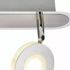 Brilliant Appliques Murales Et Spots Plafonnier En Métal Argenté 7 Brilliant Appliques Murales Et Spots Plafonnier En Métal Argenté -Luminaires Soldes Boutique plafonnier en metal argente 1