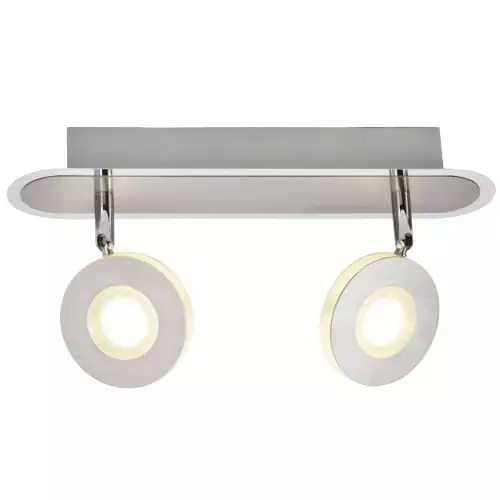 Brilliant Appliques Murales Et Spots Plafonnier En Métal Argenté 1 Brilliant Appliques Murales Et Spots Plafonnier En Métal Argenté