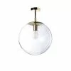 Lussiol Lighting Suspensions Plafonnier En Métal Transparent D. 34 Cm