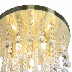 QAZQA Suspensions Plafonnier En Verre Doré/laiton -Luminaires Soldes Boutique plafonnier en verre dore laiton 41