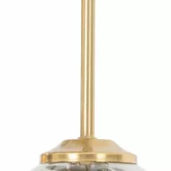 QAZQA Suspensions Plafonnier En Verre Doré/laiton -Luminaires Soldes Boutique plafonnier en verre dore laiton 5