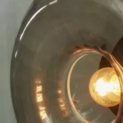 It's About Romi Suspensions Plafonnier En Verre Noir, H. 18cm -Luminaires Soldes Boutique plafonnier en verre noir h 18cm 3