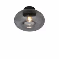 It's About Romi Suspensions Plafonnier En Verre Noir, H. 18cm -Luminaires Soldes Boutique plafonnier en verre noir h 18cm 5