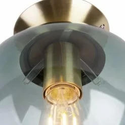 QAZQA Suspensions Plafonnier En Verre Vert -Luminaires Soldes Boutique plafonnier en verre vert 8