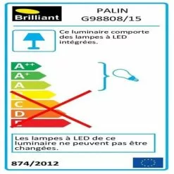 Brilliant Suspensions Plafonnier LED De Salle De Bain Métal/polycarbonate D30cm 5 Brilliant Suspensions Plafonnier LED De Salle De Bain Métal/polycarbonate D30cm -Luminaires Soldes Boutique plafonnier led de salle de bain metal polycarbonate d30cm 2