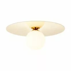 Brilliant Suspensions Plafonnier Ou Applique Murale Métal Or/verre D30cm 9 Brilliant Suspensions Plafonnier Ou Applique Murale Métal Or/verre D30cm -Luminaires Soldes Boutique plafonnier ou applique murale metal or verre d30cm 3