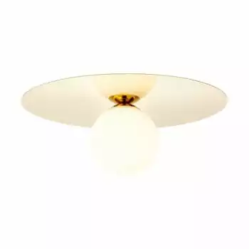 Brilliant Suspensions Plafonnier Ou Applique Murale Métal Or/verre D30cm 5 Brilliant Suspensions Plafonnier Ou Applique Murale Métal Or/verre D30cm – Image 5