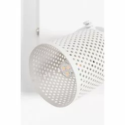 Drawer Suspensions SANDY - Plafonnier Métal Double - Couleur - Blanc Mat -Luminaires Soldes Boutique sandy plafonnier metal double couleur blanc mat 2
