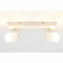 Drawer Suspensions SANDY - Plafonnier Métal Double - Couleur - Blanc Mat