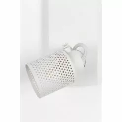 Drawer Suspensions SANDY - Plafonnier Métal Double - Couleur - Blanc Mat -Luminaires Soldes Boutique sandy plafonnier metal double couleur blanc mat 3