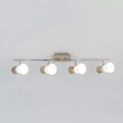 Keria Appliques Murales Et Spots Spot De Plafond (réglette/plafonnier) En Bois -Luminaires Soldes Boutique spot de plafond reglette plafonnier en bois 3