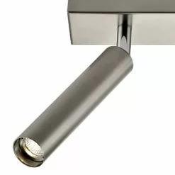 Laurie Lumière Appliques Murales Et Spots Spot De Plafond (réglette/plafonnier) En Métal Argente -Luminaires Soldes Boutique spot de plafond reglette plafonnier en metal argente 1