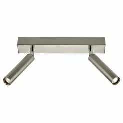 Laurie Lumière Appliques Murales Et Spots Spot De Plafond (réglette/plafonnier) En Métal Argente