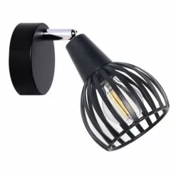 Keria Appliques Murales Et Spots Spot Mural 1 Lumières En Métal Noir -Luminaires Soldes Boutique spot mural 1 lumieres en metal noir 2