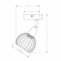 Keria Appliques Murales Et Spots Spot Mural 1 Lumières En Métal Noir -Luminaires Soldes Boutique spot mural 1 lumieres en metal noir 3
