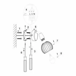 Keria Appliques Murales Et Spots Spot Mural 1 Lumières En Métal Noir -Luminaires Soldes Boutique spot mural 1 lumieres en metal noir 4