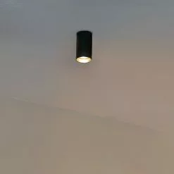 QAZQA Appliques Murales Et Spots Spot Plafond En Acier Noir -Luminaires Soldes Boutique spot plafond en acier noir 20