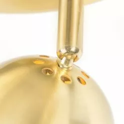 QAZQA Appliques Murales Et Spots Spot Plafond En Métal Doré/laiton -Luminaires Soldes Boutique spot plafond en metal dore laiton 2