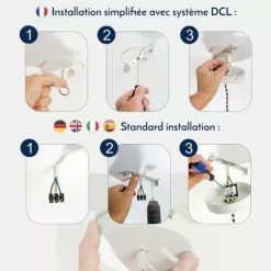 Hoopzi Suspensions Suspension 1 Fil électrique En Tissu Rouge 3m -Luminaires Soldes Boutique suspension 1 fil electrique en tissu rouge 3m 3