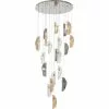 Kare Design Suspensions Suspension 21 Feuilles En Verre Et Acier