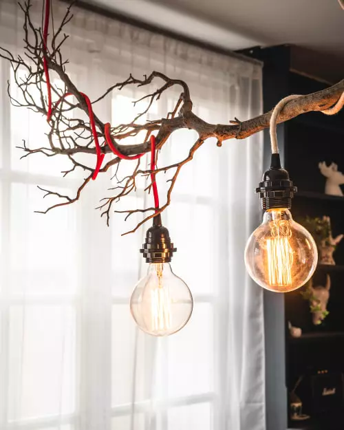 Hoopzi Suspensions Suspension 3 Fils électriques En Tissu Rouge 3m 2 Hoopzi Suspensions Suspension 3 Fils électriques En Tissu Rouge 3m – Image 2