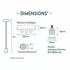 Hoopzi Suspensions Suspension 3 Fils électriques En Tissu Rouge 3m 8 Hoopzi Suspensions Suspension 3 Fils électriques En Tissu Rouge 3m -Luminaires Soldes Boutique suspension 3 fils electriques en tissu rouge 3m 2