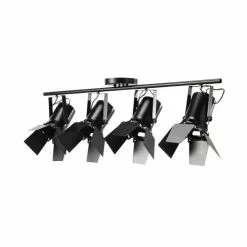 Maisons Du Monde Suspensions Suspension 4 Spots Orientables En Métal Noir