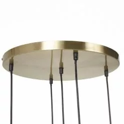 Maisons Du Monde Suspensions Suspension 5 Abat-jours Filaires Dorés -Luminaires Soldes Boutique suspension 5 abat jours filaires dores 1000 12 37 202618 2