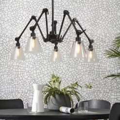 It's About Romi Lustres Suspension 5 Bras 5 Lumières -Luminaires Soldes Boutique suspension 5 bras 5 lumieres 2