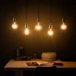 Maisons Du Monde Suspensions Suspension 5 Douilles En Métal Coloris Noir Et Laiton 10 Maisons Du Monde Suspensions Suspension 5 Douilles En Métal Coloris Noir Et Laiton -Luminaires Soldes Boutique suspension 5 douilles en metal coloris noir et laiton 1000 9 38 165555 8