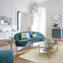 Maisons Du Monde Suspensions Suspension 6 Globes En Verre Et Métal Doré -Luminaires Soldes Boutique suspension 6 globes en verre et metal dore 1000 14 24 202892 5