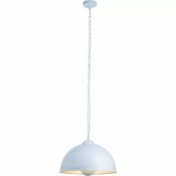 ATHM DESIGN Suspensions Suspension Abat Jour Métal Blanc -Luminaires Soldes Boutique suspension abat jour metal blanc 16