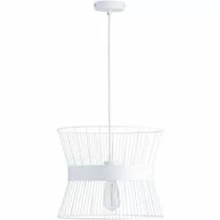 ATHM DESIGN Suspensions Suspension Abat Jour Métal Gris -Luminaires Soldes Boutique suspension abat jour metal blanc 31