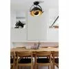 ATHM DESIGN Suspensions Suspension Abat Jour Métal Noir