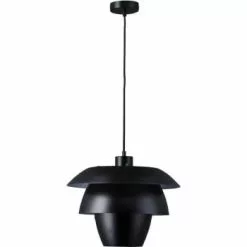 ATHM DESIGN Suspensions Suspension Abat Jour Métal Gris -Luminaires Soldes Boutique suspension abat jour metal noir 9