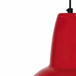 Tosel Suspensions Suspension Aluminium Rouge -Luminaires Soldes Boutique suspension aluminium rouge 2