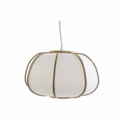 Wadiga Suspensions Suspension Bambou Et Polyester 34x34x21cm