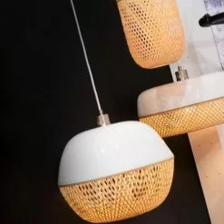 Good & Mojo Suspensions Suspension Bambou Naturel D40/H22cm 8 Good & Mojo Suspensions Suspension Bambou Naturel D40/H22cm -Luminaires Soldes Boutique suspension bambou naturel d40 h22cm 2