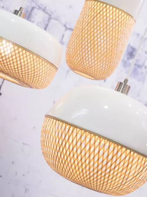 Good & Mojo Suspensions Suspension Bambou Naturel D40/H22cm 4 Good & Mojo Suspensions Suspension Bambou Naturel D40/H22cm â Image 4