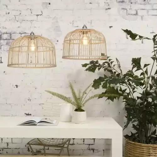 Good & Mojo Suspensions Suspension Bambou Naturel D40cm 3 Good & Mojo Suspensions Suspension Bambou Naturel D40cm – Image 3