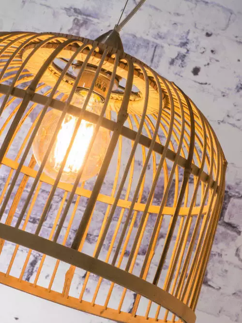 Good & Mojo Suspensions Suspension Bambou Naturel D40cm 4 Good & Mojo Suspensions Suspension Bambou Naturel D40cm – Image 4